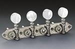 Фото:Schaller 10440155 (591) MNI2 Комплект колковой механики для мандолины, никелированный