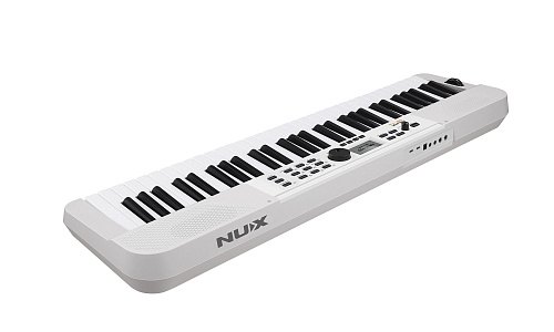 Nux NEK-110-WH Синтезатор, 61 клавиша, автоаккомпанемент, белый