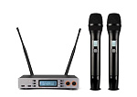 Фото:LAudio LS-211-2M Беспроводная микрофонная система, 2 ручных передатчика