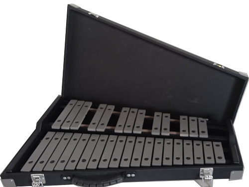 Sinkopa SG32С-B Колокольчики оркестровые 2,5 октавы, цвет черный, с кейсом