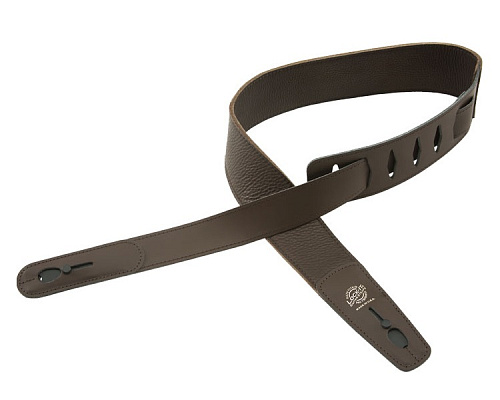 D'Andrea LIS-039-L2.75-BRN Ремень для гитары с блокировкой, кожа, коричневый, Lock-It Straps
