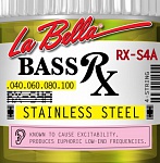 Фото:La Bella RX-S4A RX – Stainless Комплект струн для бас-гитары, нерж.сталь, 40-100