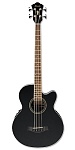 Фото:Ibanez AEB8E Black Электроакустическая бас-гитара, цвет черный