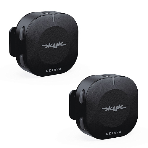 Октава ZHUK-2-CH Жук-2-Ч Беспроводная петличная микрофонная система, 2 передатчика, черная