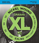 Фото:D'Addario EXL165 XL NICKEL WOUND Комплект струн для бас-гитары, 45-105