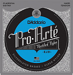 Фото:D'Addario EJ31 CLASSIC Струны для классической гитары нейлоновые Hard D`Addario