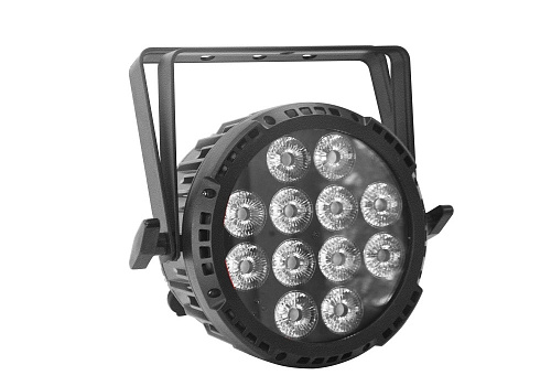 LFocus BAT-12A Светодиодный прожектор, аккумуляторный, беспроводной, IP65, RGBWAUV, 12х12 Вт