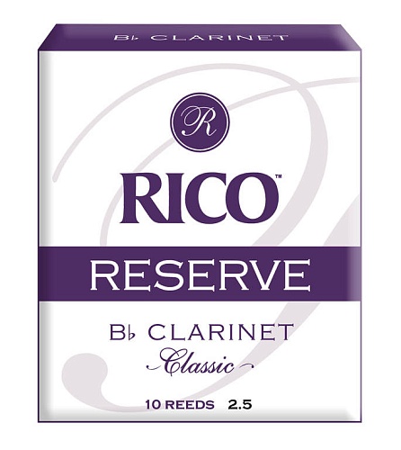Rico RCT1025  Reserve Classic Трости для кларнета Bb, размер 2.5, 10шт