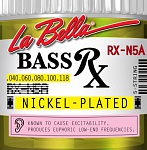 Фото:La Bella RX-N5A RX – Nickel Комплект струн для 5-струнной бас-гитары, никелированные, 40-118