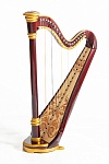 Фото:Resonance Harps MLH0023 Iris Арфа 21 струнная (A4-G1), цвет махагони глянцевый