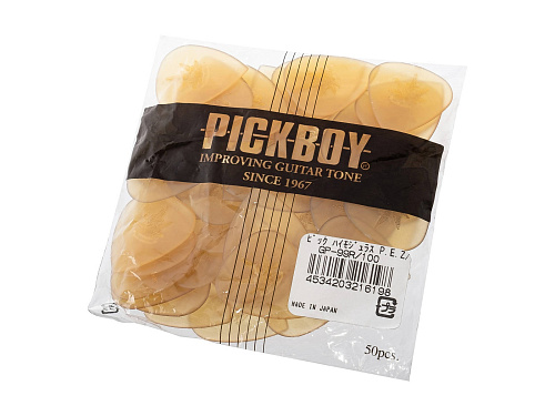 Pickboy GP-99R/100 High-Modulous P.E.I Медиаторы 50 шт, толщина 1.0 мм