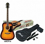 Фото:IBANEZ V50NJP VINTAGE SUNBURST Комплект: акустическая гитара, тюнер, чехол