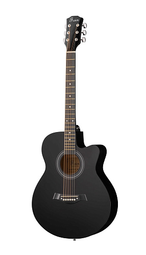 Foix FFG-4001C-BK Акустическая гитара, с вырезом, черная