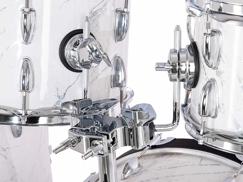 LDrums LD-2218-64-01 Барабанная установка, цвет белый