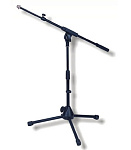 Фото:ECO MS001T Black Телескопическая микрофонная стойка журавль low-level