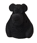 Фото:Керамика Щипановых SM02 Свистулька маленькая Медведь, черная