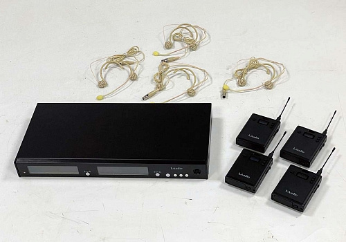 LAudio RWS-4BHS Беспроводная микрофонная система, 4 головных микрофона