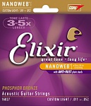 Фото:Elixir 16027 NANOWEB Комплект струн для акустической гитары, 11-52