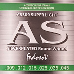 :Fedosov AS309 Silverplated Round Wound     , /, 9-45