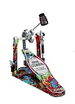 Фото:Tama HP900RMPR Rolling Glide Single Pedal, Psychedelic Rainbow Одиночная педаль в кейсе, цвет психоделическая радуга