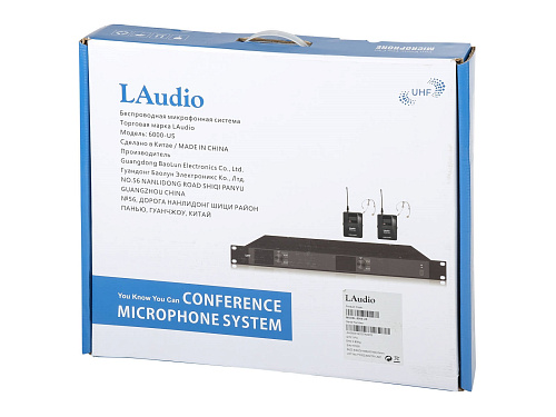 LAudio 6000-US Беспроводная микрофонная система, 2 головных микрофона