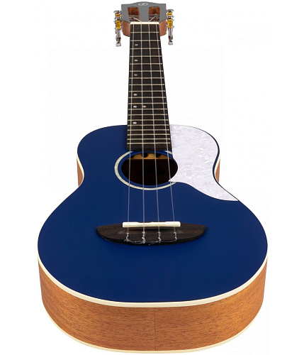 Flight IRIS Concert DB Укулеле концерт, массив ели/махагони, цвет синий, пикгард, чехол
