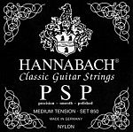 Фото:Hannabach 850MT Black PSP Комплект струн для классической гитары нейлон/посеребренные