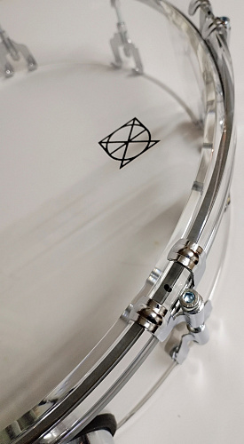 Мастерская Бехтеревых TBAp-1603 Compact Компактный том барабан из акрила 16"х3", с кронштейном