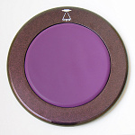 Фото:Ufopad UP11CVDRCH Тренировочный пэд, бесшумный, двусторонний, круглый 11", фиол/кр-хамелеон