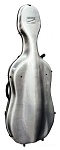 Фото:Gewa Idea Titanium Carbon 3.3 Cello Case Кейс для виолончели, цвет металлик/антрацит, армированный карбон