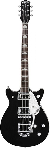 Gretsch G5445T Double Jet with Bigsby Rosewood Fingerboard Black 