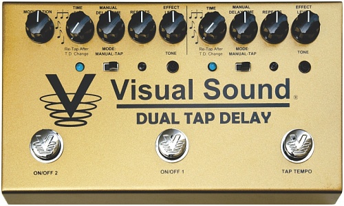 VISUAL SOUND V3DTD Dual Tap Delay  