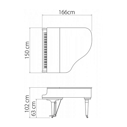 Kawai GL-30 WH/P Кабинетный рояль, банкетка (600), белый полированный, механизм Millennium III
