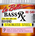 Фото:La Bella RX-S4D RX – Stainless Комплект струн для бас-гитары, нерж.сталь, 45-105