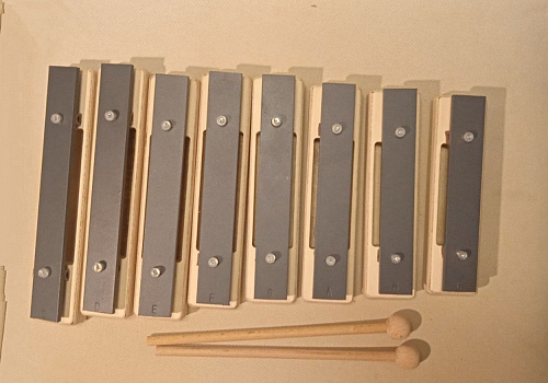 Sinkopa SGBA8 Металлофон разборный (глокеншпиль) альт 8 нот, 2 палочки