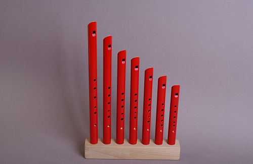 Мастерская Сереброва MS-DU-SV-02 Комплект свирелей (7 тональностей: C,D,E,F,G,A,H) с подставкой