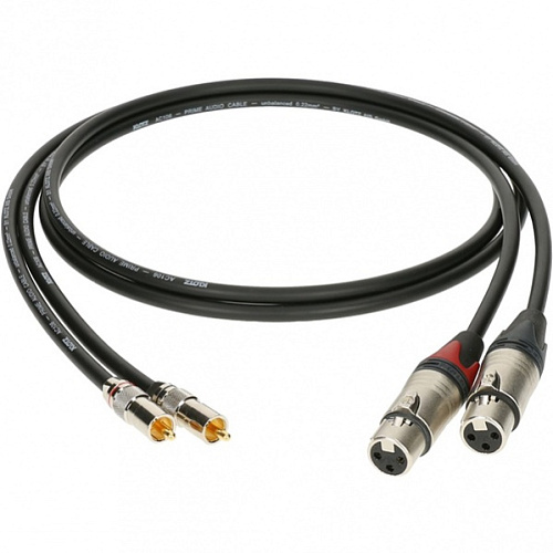 Klotz ALPF015 Кабель акустический XLRf-RCA, 1,5м