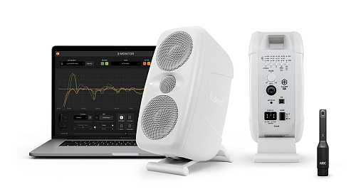 IK Multimedia iLoud-MTM-MKII-Pair-WH Студийный монитор, пара, 200 Вт, микрофон ARC, белые