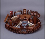 Фото:Мастерская Сереброва Т2-КТ-17 Перкуссионный набор «Шоколад» с тонировкой 40 предметов