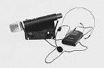 Фото:LAudio PRO2-MH Двухканальная радиосистема с ручным передатчиком и головным микрофоном