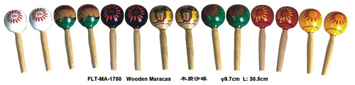 Fleet FLT-MA1750-1 Деревянные маракасы с узорами