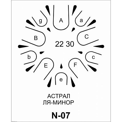 GlukOFF_ON Астрал GN-22-10-0-07 Глюкофон тональность ля-минор
