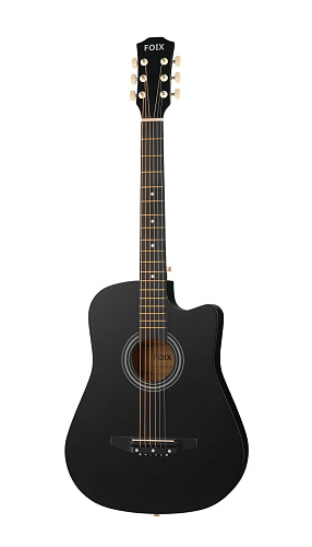 Foix 38C-M-BK Акустическая гитара, с вырезом, черная