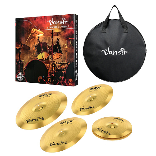 Комплект тарелок Vansir BRX-BP Set (14"+16"+18"+20"+ сумка)