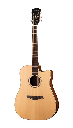 Parkwood S26-GT Электроакустическая гитара. дредноут с вырезом, с чехлом, глянец