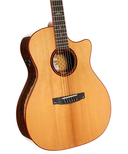 Cort Gold-A10-Cocobolo-WCASE-NAT Gold Series Электроакустическая гитара, с чехлом