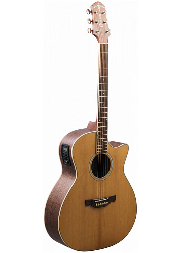 Crafter GAE-7/NC VVS Электроакустическая гитара гранд аудиториум с чехлом