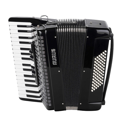 Aurus JH2022-BLACK Аккордеон 34/72/5, черный, с футляром