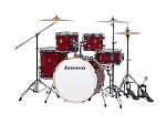 Фото:Ludwig LC196-3 Accent Pro Барабанная установка, красная, 2 коробки