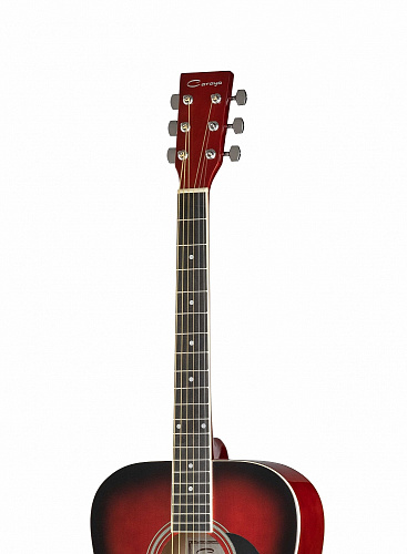 Caraya F630-RDS Акустическая гитара, красный санберст